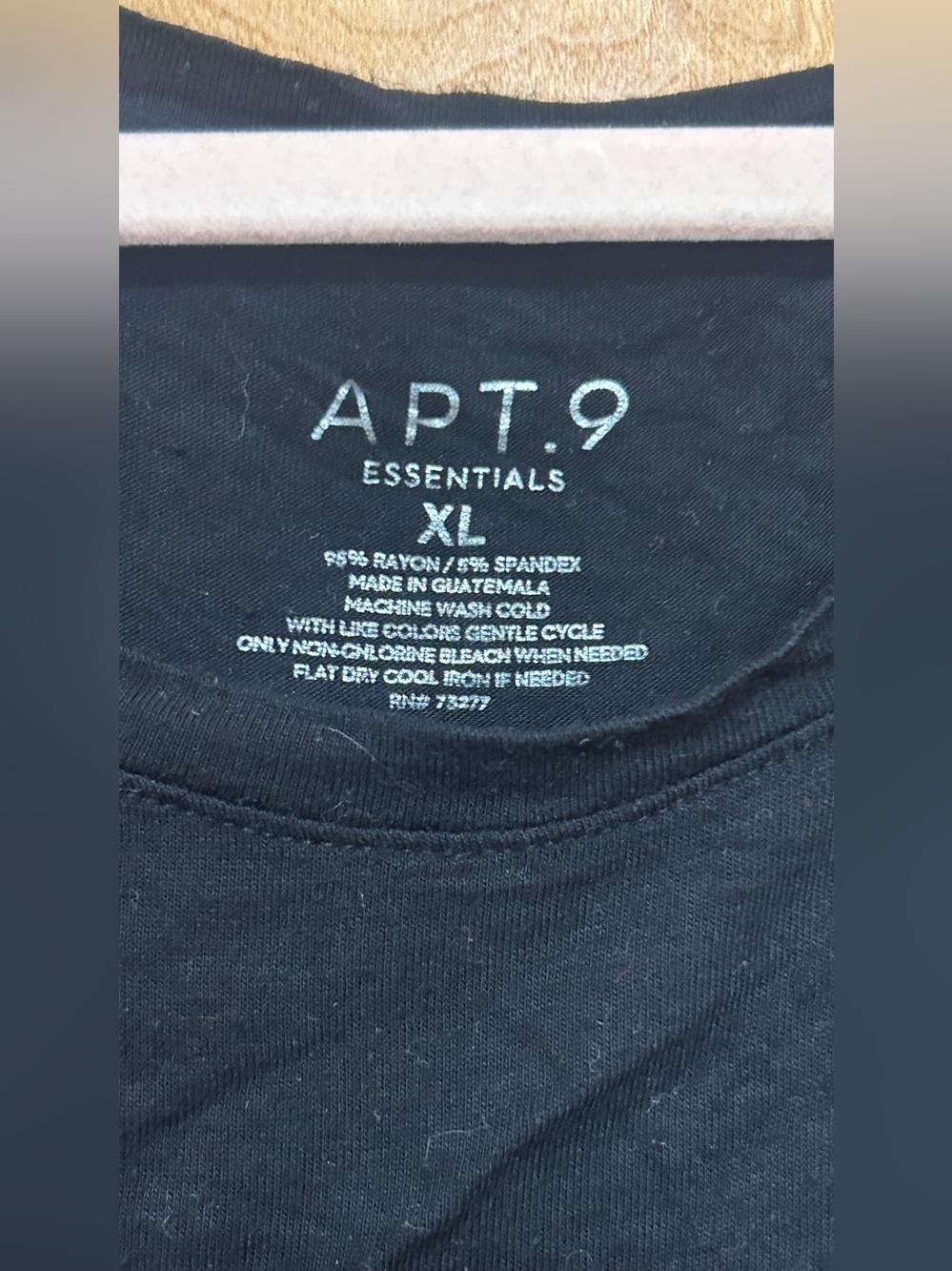 Apt. 9 Women’s Black Short Sleeve Crew Tee